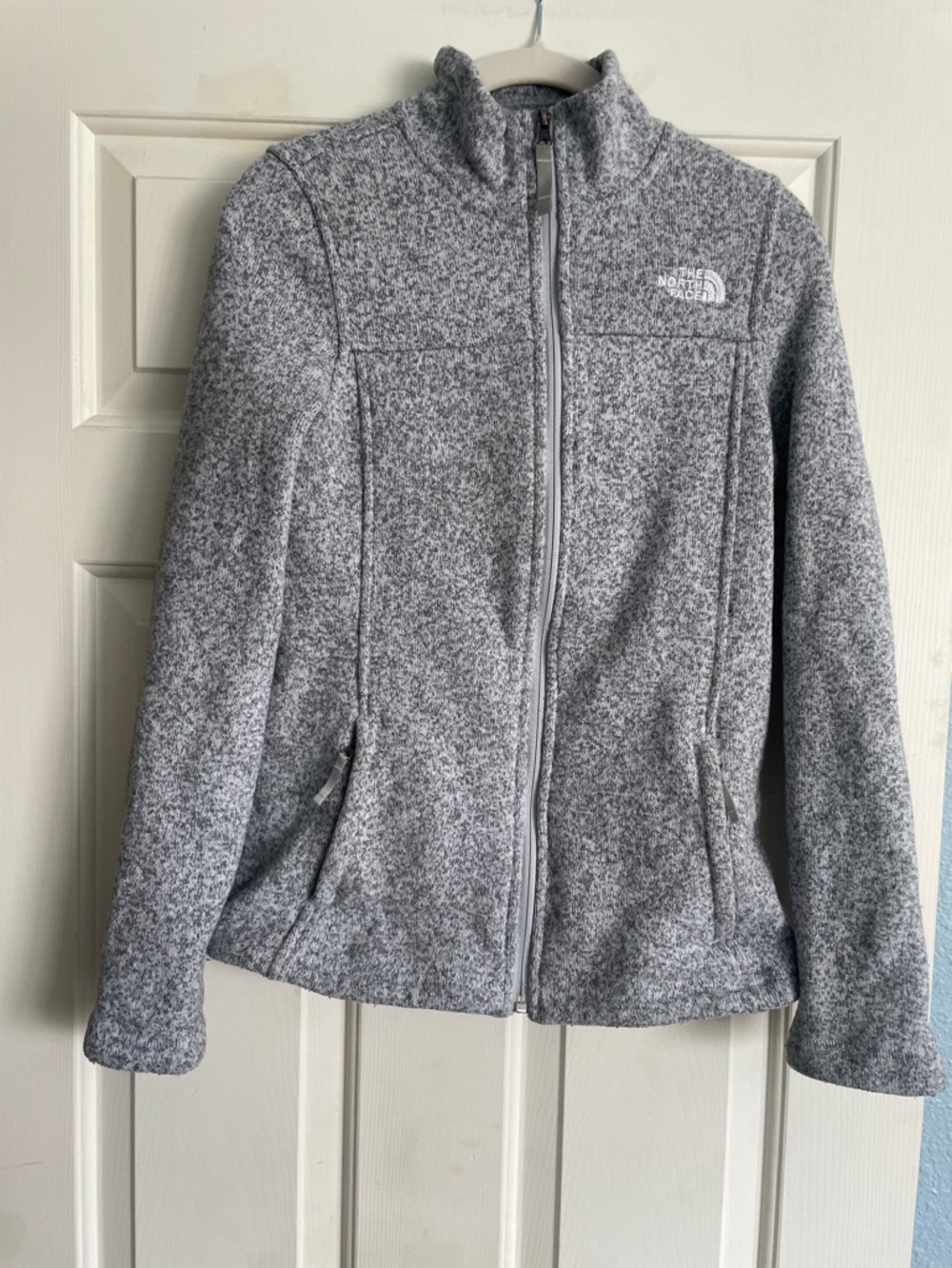 The north face small grey jacket women’s